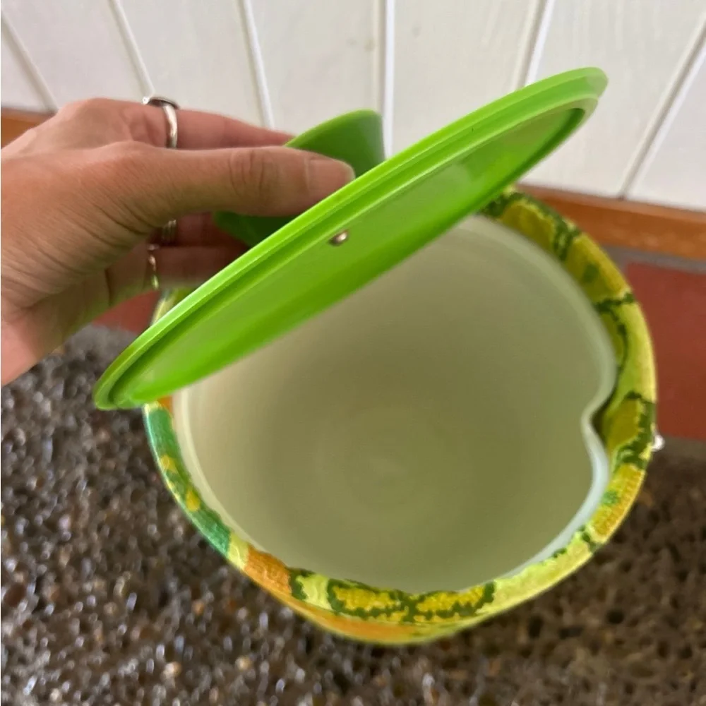 Groovy flower vintage retro container ice bucket - Picture 3 of 6